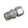 Parker Serie A-Lok Rosca Macho NPT Junta de Doble Virola Junta Recta Acero Inoxidable 316