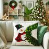 Almofada de Natal Nova da Amazon, Almofada de Sofá, Capa de Almofada Decorativa, Suprimentos Domésticos Transfronteiriços, Presentes de Feriado Atacado