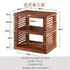 Móveis Jazz Gabinete de Luxo Nogueira Preta Madeira Maciça Rack para Amplificador Gabinete de Áudio Hifi Rack para Equipamento de Caixa de Som