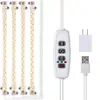 Luz LED para Crecimiento de Plantas, Luz Suplementaria, Temporizador USB, Atenuación Inteligente, Lámpara de Luz Solar, Luz de Planta de Espectro Completo, Fábrica