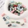 Cuentas sueltas de hueso de cerámica coloridas pulsera de cuentas hecha a mano DIY accesorios para collares pendientes hechos a mano accesorios de joyería