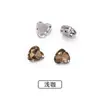 Venda Quente Coração Bordado à Mão Cristal Diamante Diamante DIY Acessórios para Vestido de Casamento Amor Diamante de Vidro Diamante de Garra de Quatro Pontas Diamante Coração