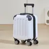 Maleta Pequeña de Viaje de Comercio Exterior con Cerradura de Combinación, Maleta de Ruedas para Estudiantes, Maleta Ligera de Viaje, Maleta Multifuncional de Mano de 14 pulgadas Venta al por Mayor