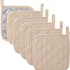 Alfombrilla Aislante de Felpa, Tela Recubierta de Plata, Alfombrilla de Mano Resistente al Calor Anti-quemaduras para Hornear y Cocinar en la Cocina, Salvamanteles para Mesa de Comedor, Resistente a Altas Temperaturas