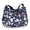 Nuevo Bolso Mensajero Cuadrado de Lona de Nailon para Dama con Estampado Colorido, Bolso de Moda para Mujer, Bolso de Hombro Casual