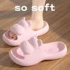 2024 Nuevas Pantuflas de Interior para el Hogar de Suela Blanda, Sandalias Pantuflas para Pareja para Baño, Moda de Verano para Mujer, Zapatos de Casa para Hombre