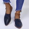 Verano 2021 nuevo transfronterizo Amazon comercio exterior mujeres talla grande spot moda europea y americana temperamento puntiagudas sandalias planas
