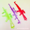 1102 Tres Pistolas de Cristal Modelo de Arma de Plástico para Niños Mini Armas Espadas de Plástico Pistola de Juguete para Jardín de Infancia Tour