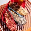 Zapatos Planos Cómodos de Corte Bajo, Zapatos de Mujer de Tacón Bajo Fino, Sandalias Cerradas Perforadas de Cristal para Exteriores Casuales, Zapatos de Verano para Mujer