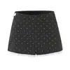 Atacado de Roupas Femininas Transfronteiriças 2026 AliExpress Mais Vendido Moda Europeia e Americana Patchwork de Renda Saia-Calça Justa ao Corpo de Bolinhas