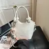 Bolsos de Moda Transfronterizos para Mujer 2026 Primavera Nueva Moda Bolso de Hombro Cruzado Bolso de Mano Estilo Coreano Casual Bolso Cubo