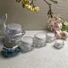 Frasco Vazio Cosmético 5g, Acrílico de Alto Padrão, 10g, 15g, 20g Diamante Luxo Creme, Amostra de Creme Facial, Embalagem de Produto para Skincare