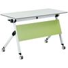 Mesa de conferencias, mesa de entrenamiento plegable y silla, escritorio combinado, mesa larga, mesa de empalme móvil doble y silla, mesa de entrenamiento