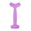 Nova escova de máscara dupla de silicone cabelo macio limpeza facial massagem facial removedor de maquiagem escova ferramentas de beleza escova de lama em arco