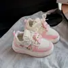 Zapatos Deportivos Casuales para Niñas 2025 Otoño Nuevo Estilo Zapatos Blancos Infantiles Suela Suave Zapatos Deportivos Casuales Zapatos para Correr para Niñas