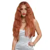 Ventas directas del fabricante, en stock, juegos de pelucas para comercio electrónico europeo y americano, pelucas de trenzas africanas (cornrows), cabello largo rizado con raya en medio, ondas grandes, fabricante