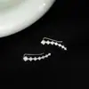 Fila de Pendientes de Diamante Brillantes, Elegante de Nicho, Pendientes de Lujo Accesible de Gama Alta, Nuevo Estilo de Moda 2024, Estilo de Celebridad de Internet de Lujo Accesible