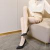 Ventas de fábrica sarga * sensación seda seda calcetines doblados finos sexys encaje calcetines hasta la rodilla seda resbaladizo aceite apretado una generación de pelo