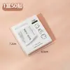 Removedor de Fiapos de Bolso Portátil Mini Removedor Pegajoso para Roupas, Papel Adesivo Rasgável, Remoção Poderosa de Pelos, Compacto e Conveniente