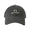 Gorra de Béisbol Casual de Primavera Estilo Coreano Versátil Hello Bear Bordada con Circunferencia de Cabeza Grande y Efecto Adelgazante para la Cara