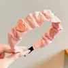 Faixa de cabelo da moda e estilosa na cor café para mulheres, faixa de cabelo versátil de alta qualidade, faixa de cabelo antiderrapante para lavar o rosto, acessório de cabelo estilo coreano
