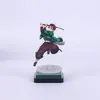 Carimbo Acrílico Demon Slayer Desenho Animado Personalizado Mercadoria de Anime Display DIY Gravação Carimbo de Desenho Animado para Diário Ornamento