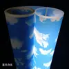 Papel Manteiga Material para Abajur Padrão Mármore Amarelo Estilo Chinês Teto Escultura em Madeira Filme Translucente LED Antirreflexo