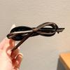 Acessórios de Cabelo de Alta Qualidade para Meninas com Temperamento Elegante, Presilha Torcida de Laço Fofa e de Luxo Leve, Estilo Simples de Desenho Animado para Cabelos Finos, Grampo