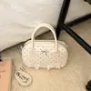 Bolsa de Boliche Simples de Mão para Mulheres 2026 Novo Estilo Coreano Elegante Bolsa de Ombro de Alta Qualidade Bolsa Transversal Casual da Moda