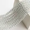 Contas lisas com furo grande 3mm de furo contas de vidro cristal contas soltas acessórios para joias diy contas de vidro cor mágica galvanizada atacado