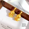 Colgante de Ángel Bebé Dorado Antiguo de Alta Retención de Color Accesorios DIY Moda Versátil Alas de Ángel Collar para Mujer Joyería