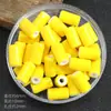 Acessórios para joias DIY tubo com contas feitas à mão contas soltas estilo retrô tubo pequeno fino contas de cerâmica acessórios para pulseira atacado