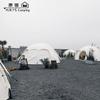 Tienda Esférica Harajuku Camping de Lujo al Aire Libre Aleación de Aluminio Doble Capa Engrosada Impermeable a Prueba de Viento Dobladillo Toldo Hemisférico