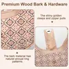 Bolsa de Ombro Hobo para Mulheres, Bolsa de Braço Retro Fofa, Carteira de Cortiça Vegana com Alça Ajustável, Bolsa Tote Leve e Desestruturada, Bolsa Hobo Pequena Tendência