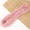 En Stock Cuerda Redonda de 3 mm, Cordón Elástico Colorido de Fantasía Recubierto de Látex, Accesorios para Ropa, Banda Elástica al por Mayor y Personalización