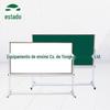 Quadro Negro Móvel de Chão para Casa com Altura Ajustável, Quadro Branco para Treinamento, Quadro de Exibição de Giz Magnético Fosco Dupla Face