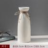 Vaso de Cerâmica Branco Simples Moderno Escandinavo Cultura da Água Criativo Casa Sala de Estar Mesa de Jantar Arranjo de Flores Secas Enfeites Decorativos