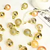 Decoraciones navideñas transfronterizas, bolas galvanizadas, adornos para árbol de Navidad, bolas colgantes, bolas de Navidad de 3 cm - 36 uds.