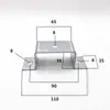 Suporte de Aço Inoxidável Mais Isolador Suporte de Barra de Cobre para Aterramento de Sala de Computadores Coluna Isolante Barra de Barramento Coluna Terminal Isolante Barra Zero