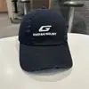 Boné de Baseball Rasgado Estilo Coreano Verão Novo Masculino e Feminino Rua Hip-Hop Chapéu com Letra g Mostrando o Rosto Boné de Pato Pequeno Bordado
