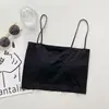 Camisole de cor sólida Pelia Fox peça única com bojo top para usar por cima costas bonitas sem aro top tubinho lingerie para mulheres