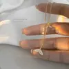 Colar Super Fada Zircônia Cauda de Peixe Feminino Estilo Coreano Simples Personalidade Estética Moda Corrente de Colar Corrente de Clavícula Colar Estilo Frio