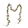 Bolsita de Té Flor de Enredadera Flor Artificial Flor de Seda Techo Hoja Verde Decoración de Boda Flor de Enredadera Bolsita de Té Venta Directa Transfronteriza Envío Directo Fabricante