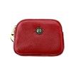 Monedero de piel de vaca de primera capa, venta al por mayor de fábrica, tarjetero de cuero sencillo, mini bolsa para guardar lápiz labial, bolso para llaves de coche