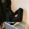 Bolso de Mezclilla Artístico de Moda 2025 Bolso de Hombro Versátil Simple Bolso Cruzado Bolso de Estudiante Japonés para Clase
