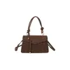 Bolsa de Ombro Moda Coreana Primavera 2026 Bolsa Transversal Casual Bolsa de Mão Simples para o Trabalho Comércio Exterior Transfronteiriça Bolsa Feminina