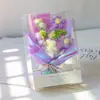 Flores Falsas de Pompones Ramos Hechos a Mano Flores Artificiales Flores de Hilo Tejido Ramos Pequeños Fabricante Venta al por Mayor Transfronteriza Souvenirs Regalos