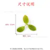 Venta caliente en AliExpress simulación multiestilo color primavera serigrafía hoja DIY pasador arreglo floral accesorios de decoración para fotografía