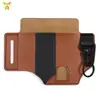 Kit de Herramientas EDC Portátil para Exteriores de Piel de Vaca Cuchillo Táctico Multifuncional Herramienta Estuche de Cuero Linterna Bolsa de Cintura de Piel de Vaca
