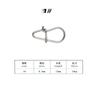 Luya pino reforçado pino cabaça Pin Pin conector de aço inoxidável oito fabricantes de anéis equipamentos de pesca atacado